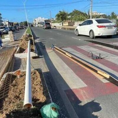 Prefeitura de Ilhéus inicia instalação de faixas elevadas