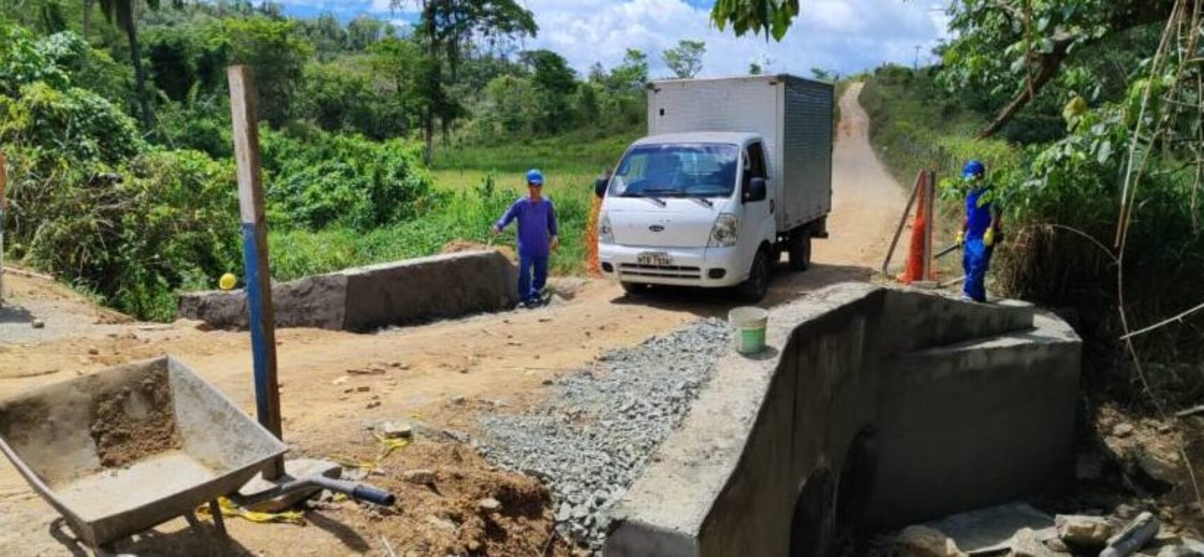 ITABUNA: Obras da ponte que dá acesso ao Ribeirão dos Cachorros entram na reta final
