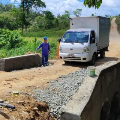 ITABUNA: Obras da ponte que dá acesso ao Ribeirão dos Cachorros entram na reta final