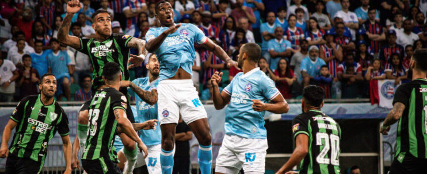 Série A: Bahia perde do América-MG por 3 a 2 e continua no Z4