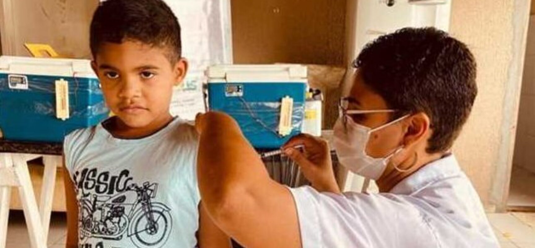 Vacina contra a Covid-19 entra no calendário infantil, informa Sesau