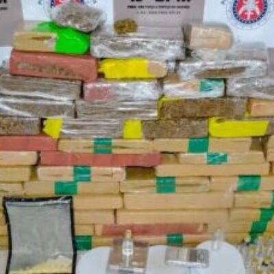 15° Batalhão da PM apreende 53 kg de maconha na cidade de Itabuna