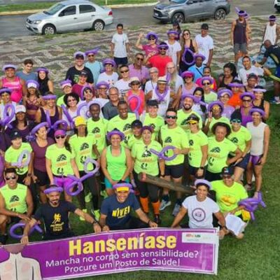 Caminhada Roxa destaca importância da prevenção, diagnóstico e tratamento da Hanseníase