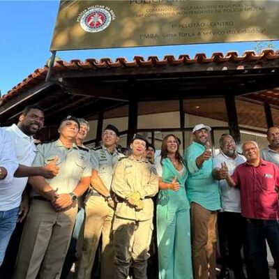 Mais segurança para o centro de Ilhéus: Praça José Marcelino é entregue, com 1º Pelotão da 68ª CIPM