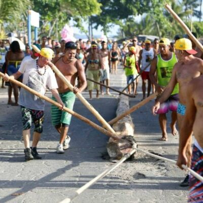 Festa da Puxada do Mastro de São Sebastião acontece neste final de semana em Olivença