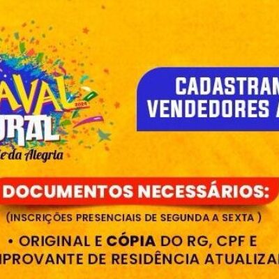 RETIFICANDO: O Carnaval Cultural em Ilhéus acontece entre os dias 09 e 13 de fevereiro