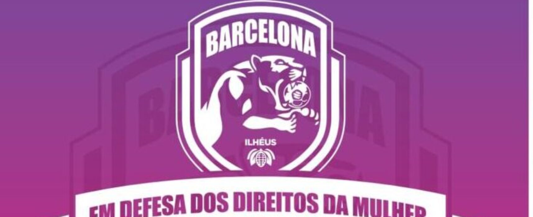 Barcelona de Ilhéus Manifesta Apoio às Mulheres com Uniforme Rosa em Jogo contra o Vitória