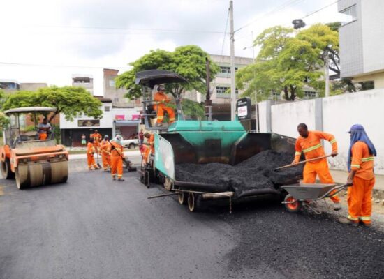 Prefeitura de Itabuna avança com obras de pavimentação asfáltica no Jardim Jaçanã