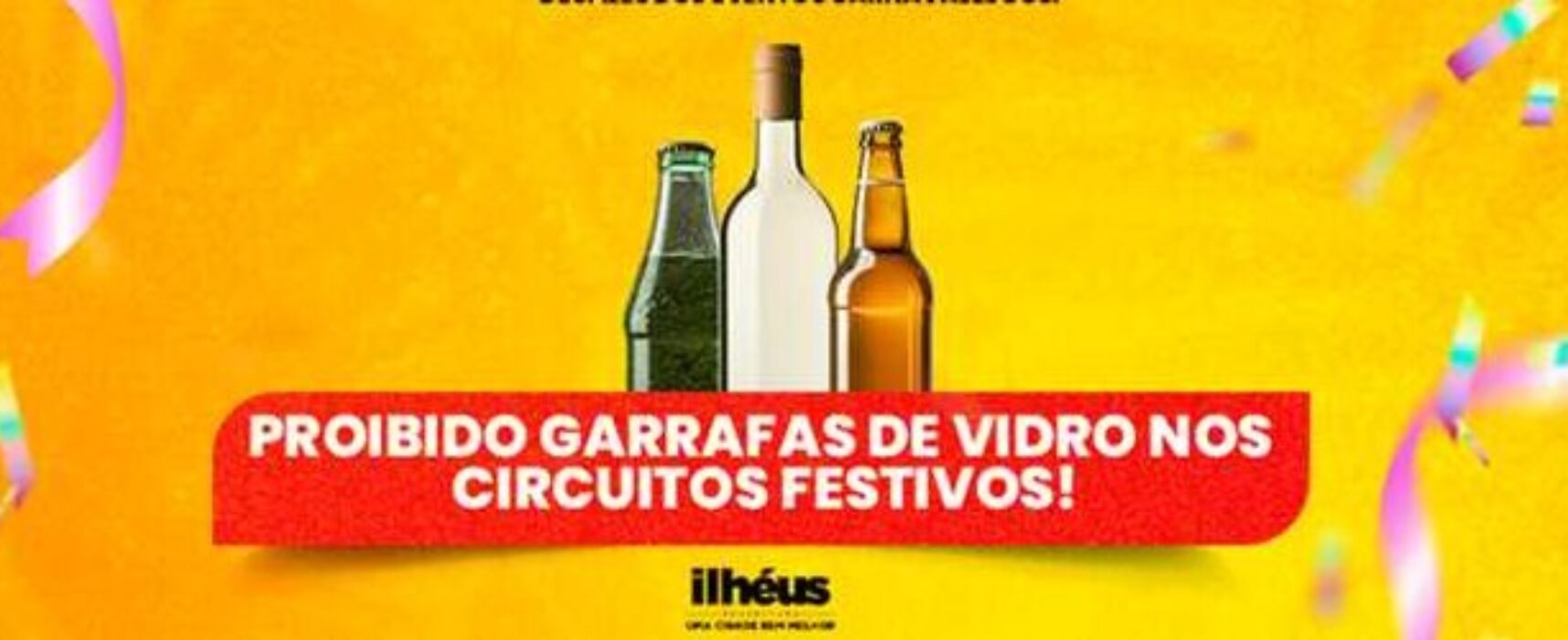 Carnaval Cultural: Está proibida a comercialização de garrafas de vidro e uso de som sem autorização