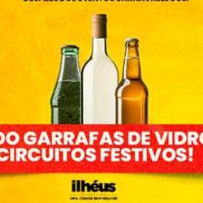 Carnaval Cultural: Está proibida a comercialização de garrafas de vidro e uso de som sem autorização