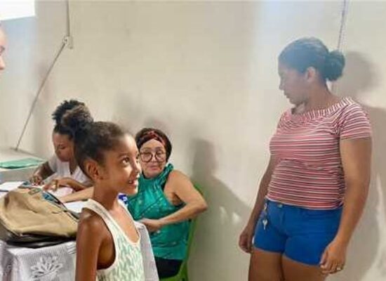 Sesau realiza acompanhamento dos beneficiários do Bolsa Família para pesagem e vacinação; confira