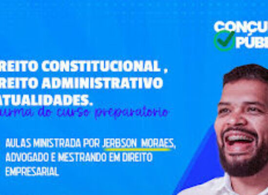 Inscrições Abertas: Garanta Sua Vaga na 2ª Turma do Curso Preparatório Gratuito de Jerbson Moraes