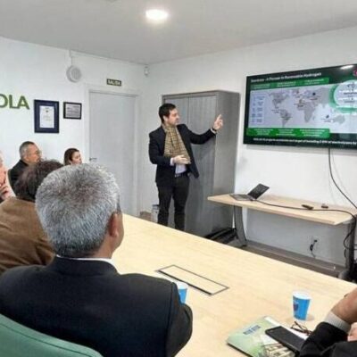 Governador visita planta de produção de hidrogênio verde em última agenda na Espanha*
