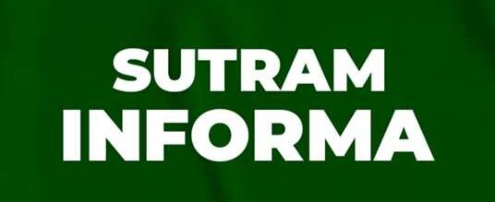 Devido a mudança de endereço, a Sutram suspende temporariamente o atendimento administrativo