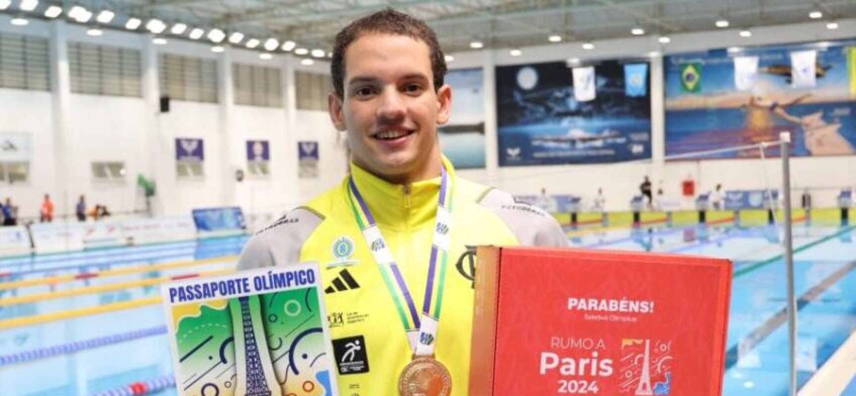 Nadador baiano Guilherme Caribé confirma participação nos Jogos Olímpicos de Paris