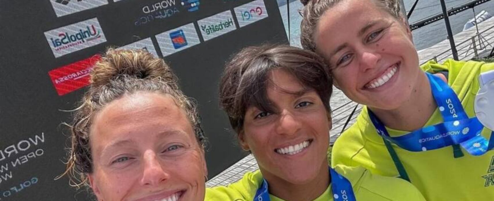 Ana Marcela e Viviane Jungblut conquistam pódio da Copa do Mundo de Águas Abertas na Itália