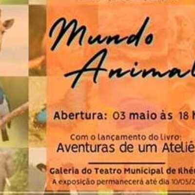 “Mundo Animal” chega à Galeria do Teatro Municipal de Ilhéus para encantar e sensibilizar!