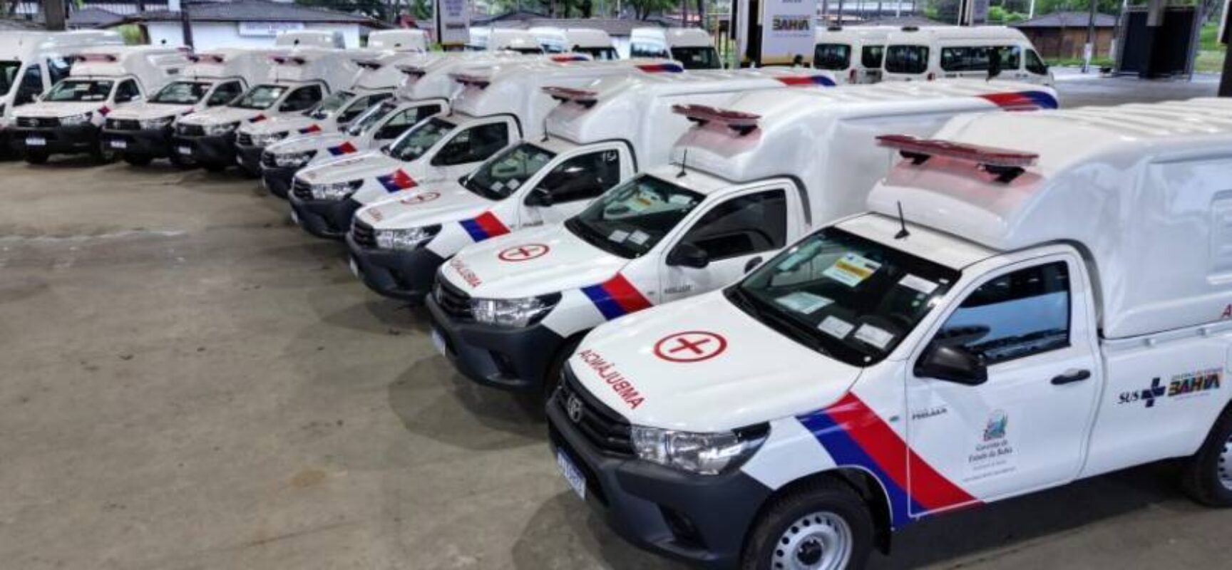 Com 150 novos veículos, Governo do Estado reforça frota da saúde dos municípios baianos