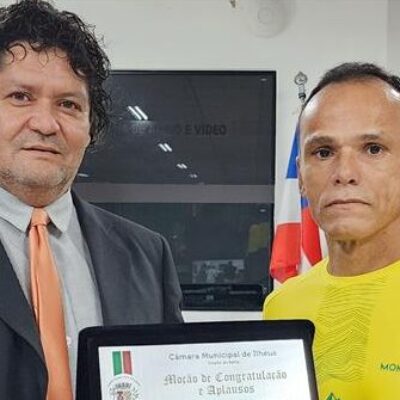 Câmara de Ilhéus entrega Moção de Aplausos e Congratulações ao Vice-Campeão Internacional de Skyrunning