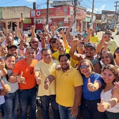 *Pré-candidato Bento Lima é  recebido com festa  pela comunidade do Vilela!*