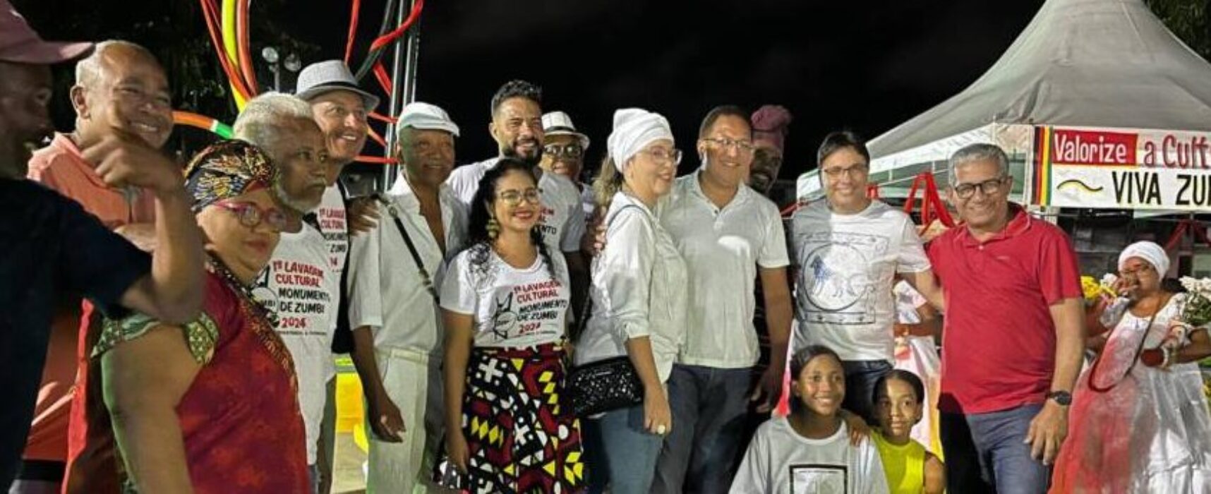 Prefeito Augusto Castro participa da 1ª Lavagem Cultural Movimento de Zumbi em celebração à cultura e à resistência do povo negro