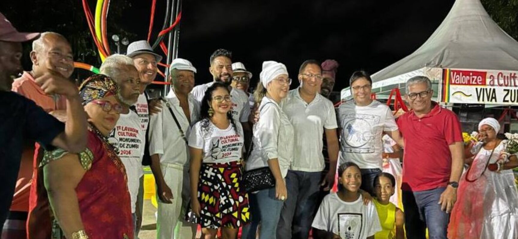 Prefeito Augusto Castro participa da 1ª Lavagem Cultural Movimento de Zumbi em celebração à cultura e à resistência do povo negro