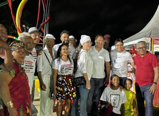 Prefeito Augusto Castro participa da 1ª Lavagem Cultural Movimento de Zumbi em celebração à cultura e à resistência do povo negro