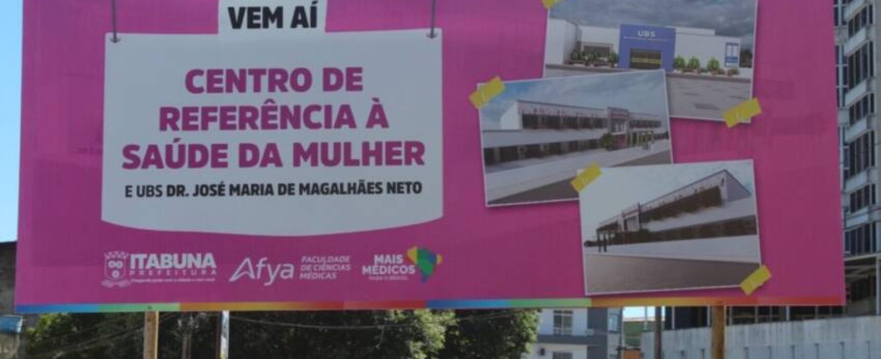 Centro de Referência à Saúde da Mulher e nova UBS José Maria de Magalhães com mais de 70% das obras concluídas