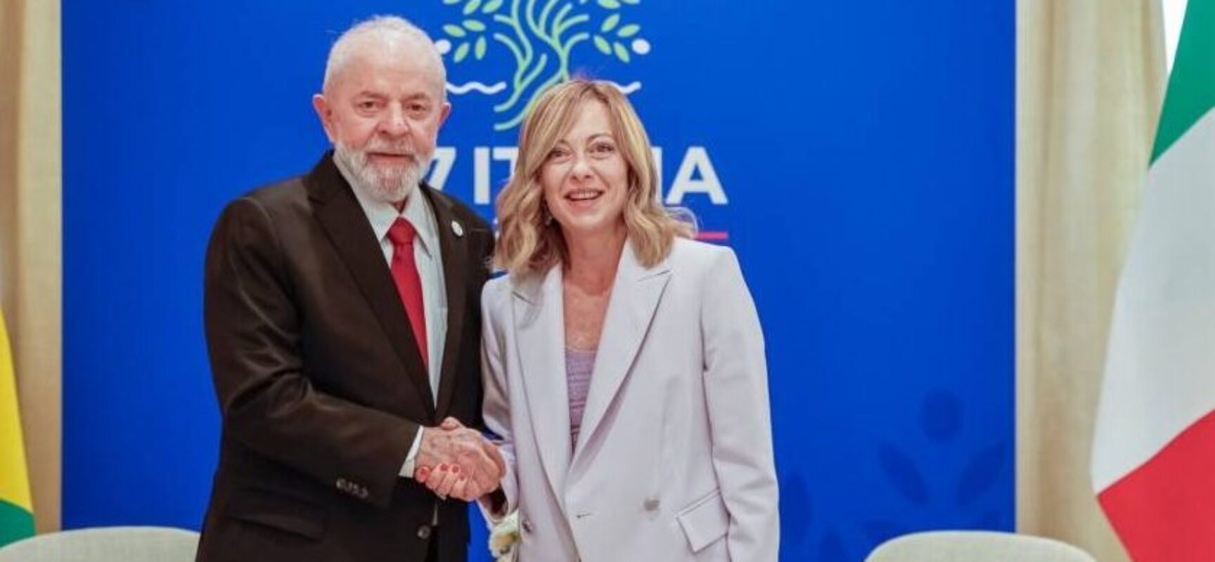 Lula se reúne com primeira-ministra italiana da extrema direita no G7