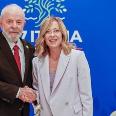 Lula se reúne com primeira-ministra italiana da extrema direita no G7