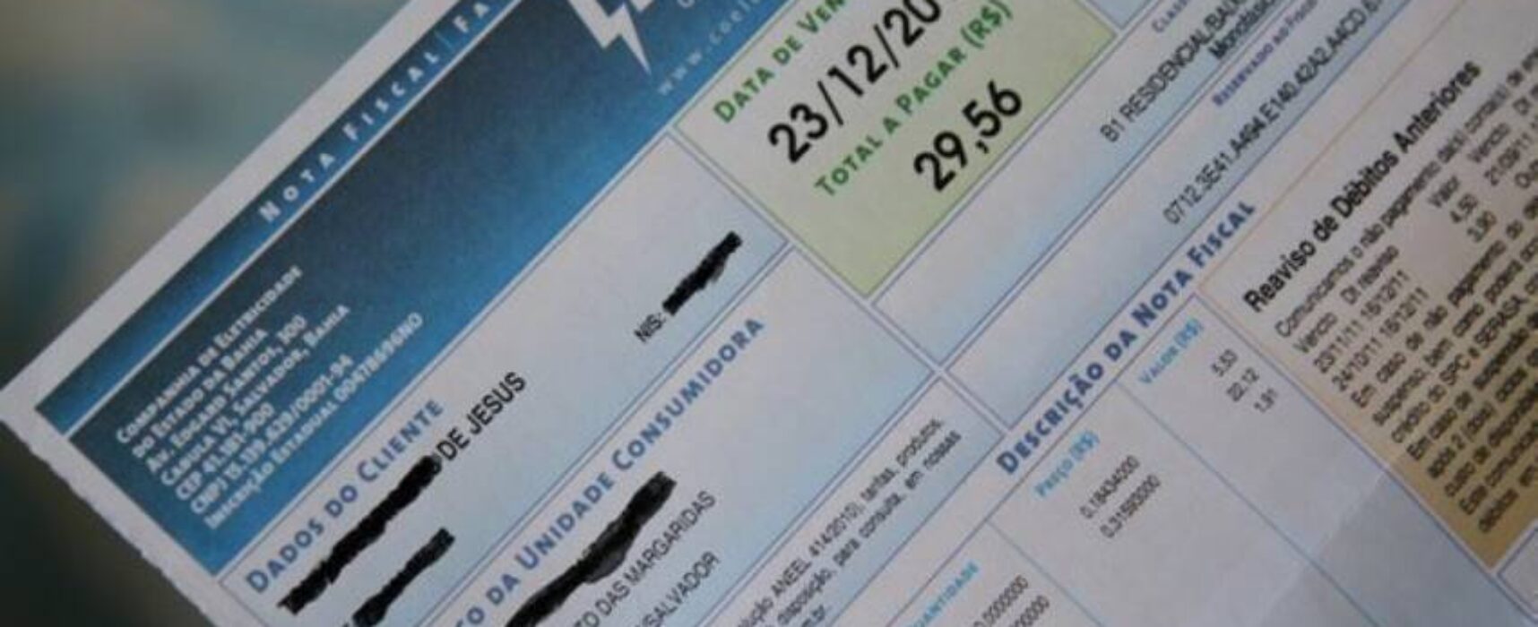 Conta de luz terá bandeira amarela e taxa extra em julho