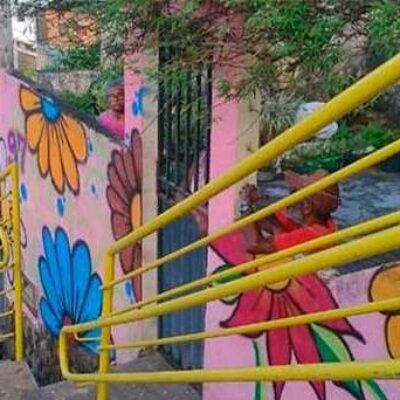 Mutirões de saúde e social marcam entrega de escadaria no Alto do Coqueiro