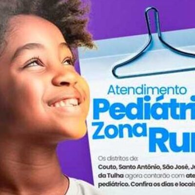 Atendimento pediátrico da Sesau chega à zona rural de Ilhéus
