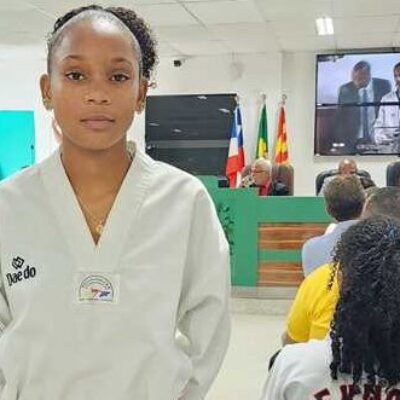 Câmara destaca conquista de Luara na Copa do Nordeste de Taekwondo