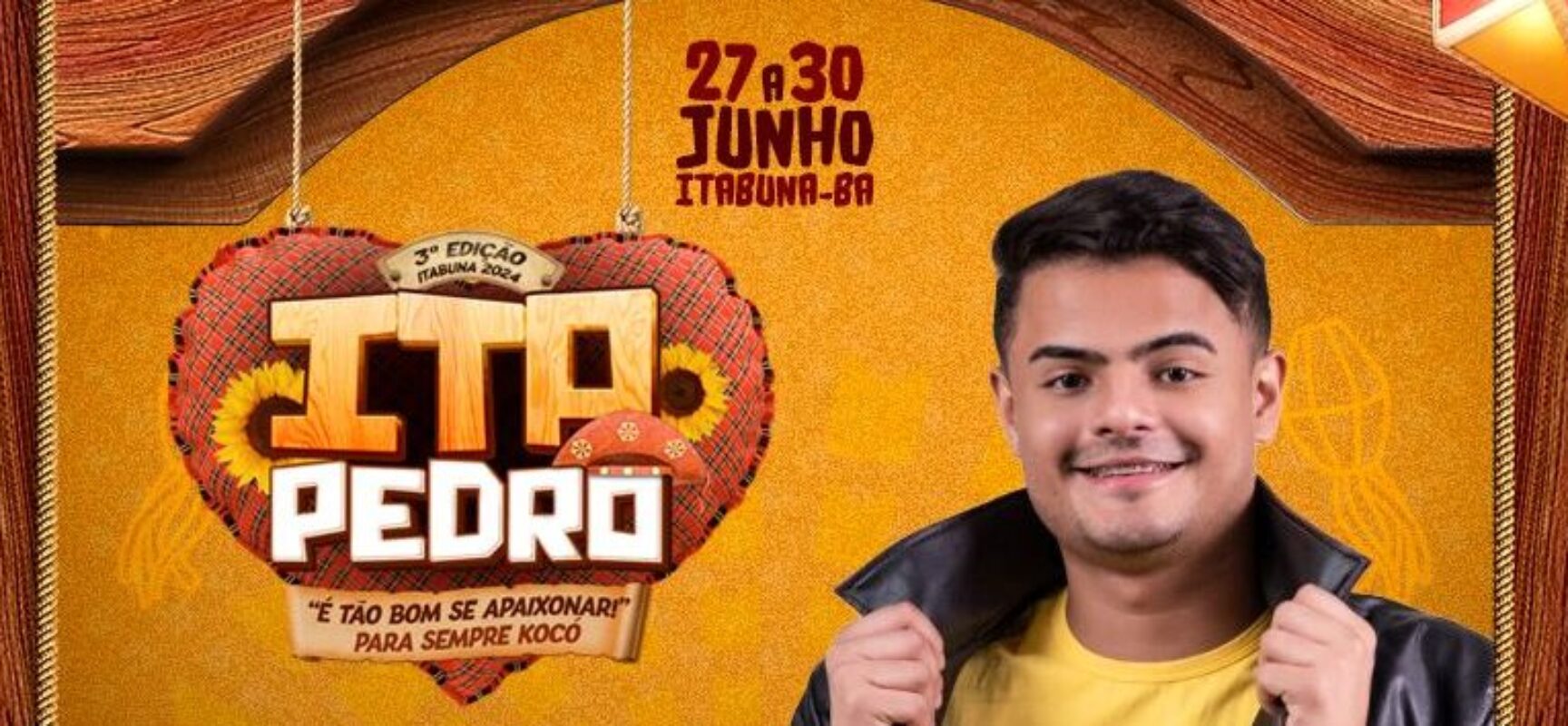 Prefeitura de Itabuna confirma Heitor Costa como atração da 3ª Edição do Ita Pedro