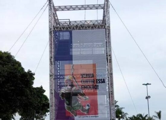 Tirolesa Itinerante será mais um atrativo para o público da 3ª edição do Ita Pedro