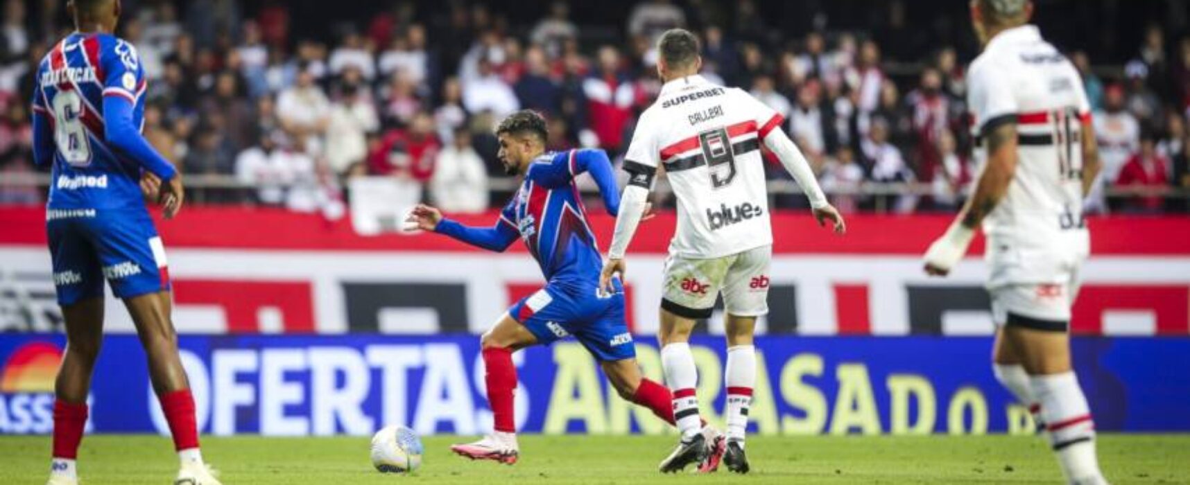 Bahia é derrotado pelo São Paulo e desperdiça chance de assumir liderança do Brasileirão