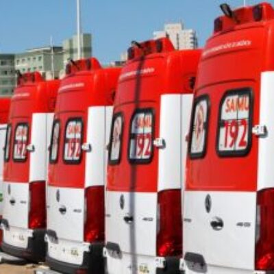 Lula entrega 280 novas ambulâncias para a frota do Samu