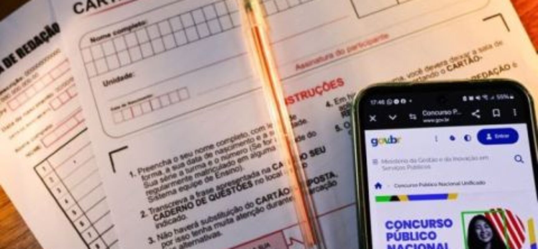 Cartões de resposta do CPNU podem ser acessados a partir desta terça (10)