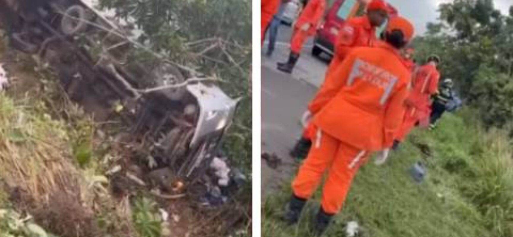 Quatro pessoas morrem e 10 ficam feridas após ônibus cair em ribanceira na Bahia