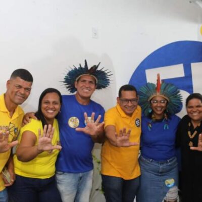 Cacique Tupinambá Jesuína e Piti do Povão reforçam apoio a Bento Lima