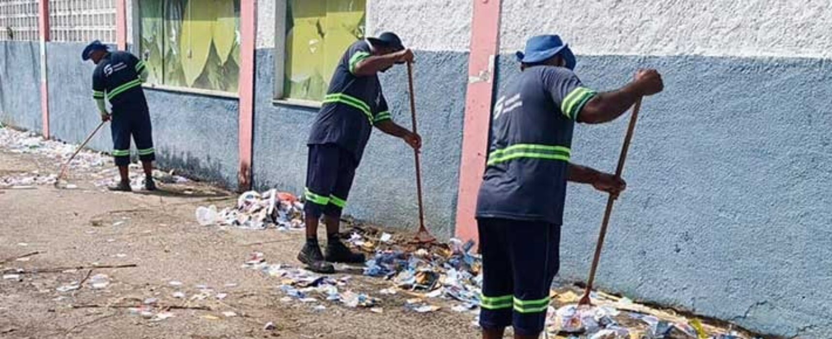 *Ilhéus realiza força-tarefa de limpeza após eleições municipais*