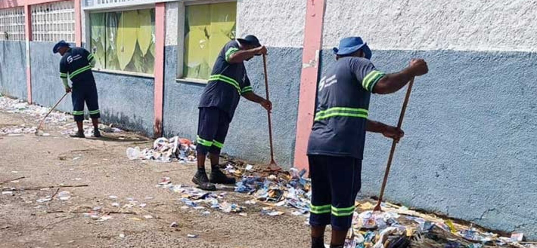 *Ilhéus realiza força-tarefa de limpeza após eleições municipais*