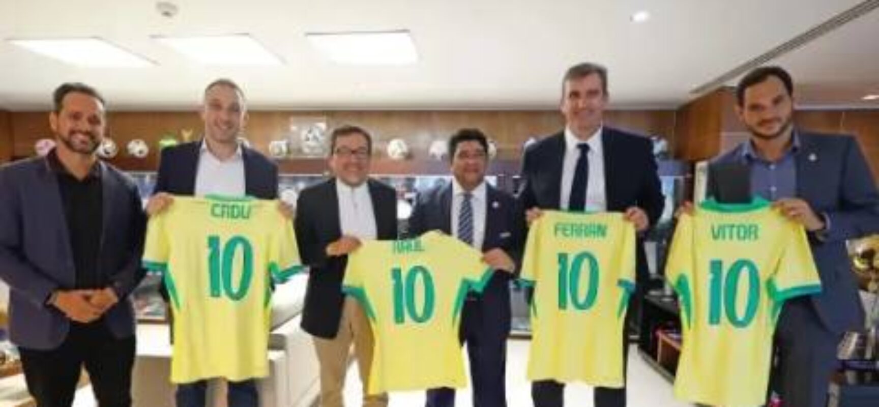 CBF recebe visita de executivos do Grupo City, dono do Bahia