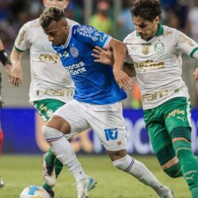Bahia sai na frente, mas é derrotado de virada pelo Palmeiras e perde chance de voltar ao G-7