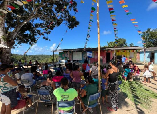 Água tratada é levada para comunidade indígena em Olivença