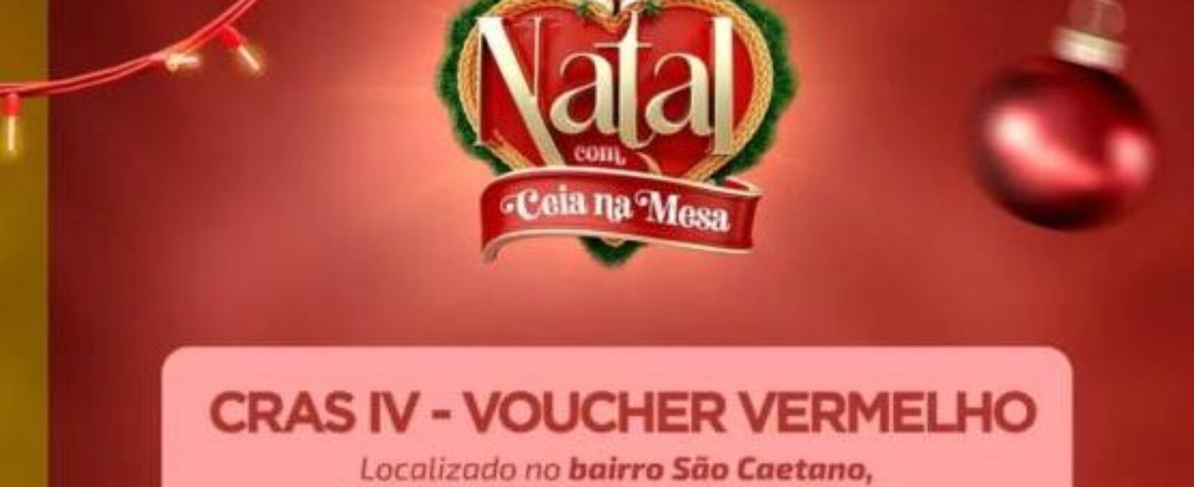 *Prefeitura de Itabuna vai distribuir tíquetes para cestas do Programa Natal com Ceia na Mesa*
