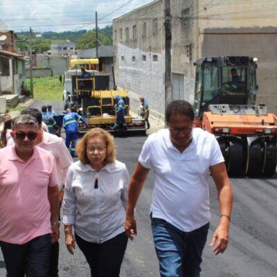Prefeito Augusto Castro acompanha andamento de obras nos bairros Jaçanã e São Judas
