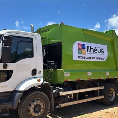 Prefeitura de Ilhéus destina caminhão compactador para coleta de lixo nos distritos