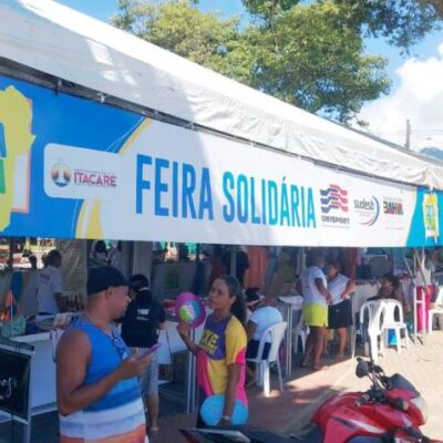 Esporte, lazer e economia solidária movimentam Praia da Coroinha em Itacaré, de hoje até domingo, no Verão Costa a Costa!